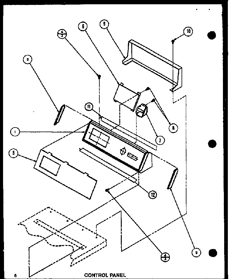 Section 6 Diagram and Parts List for LW3603L P1122406WL Amana Washer