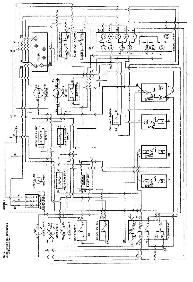 WIRING INFORMATION Diagram and Parts List for CWE6230ADB  Maytag Wall Oven