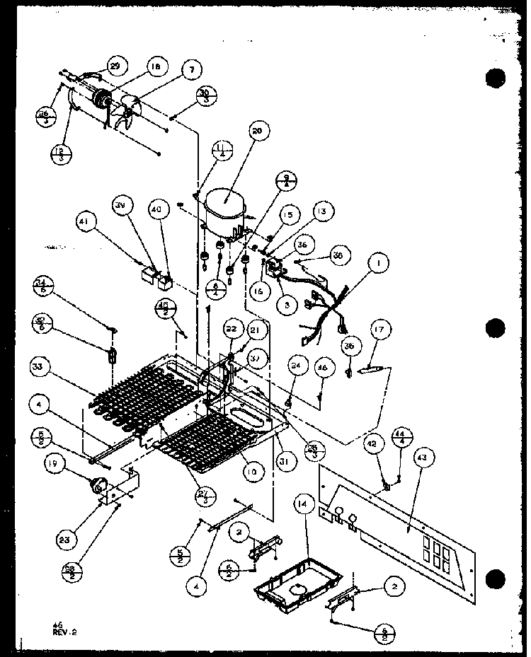 Section 9 Diagram and Parts List for TZ20QL-P1156201WL  Amana Refrigerator