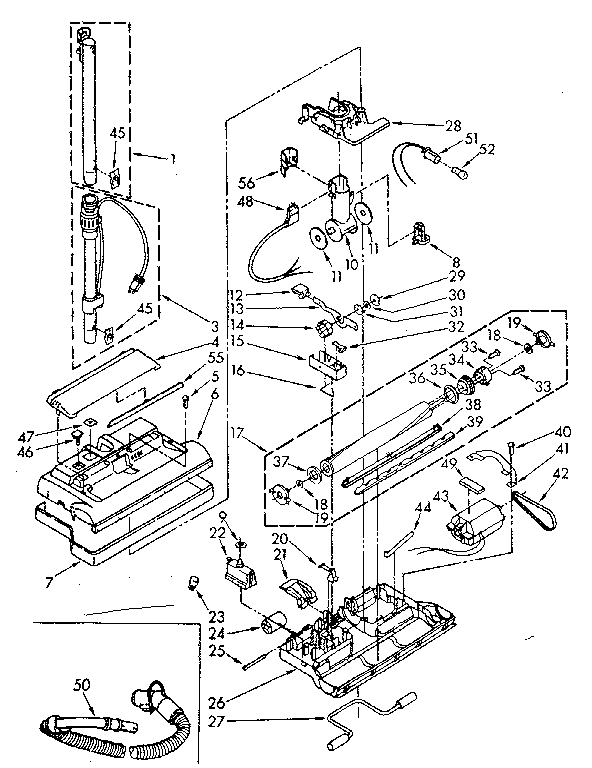 Power Mate Diagram and Parts List for 1165418580  Kenmore Filters & Accessories