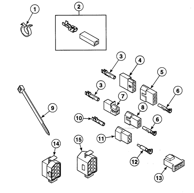 Blocks Diagram and Parts List for SDEF07QJ1500  Speed Queen Dryer