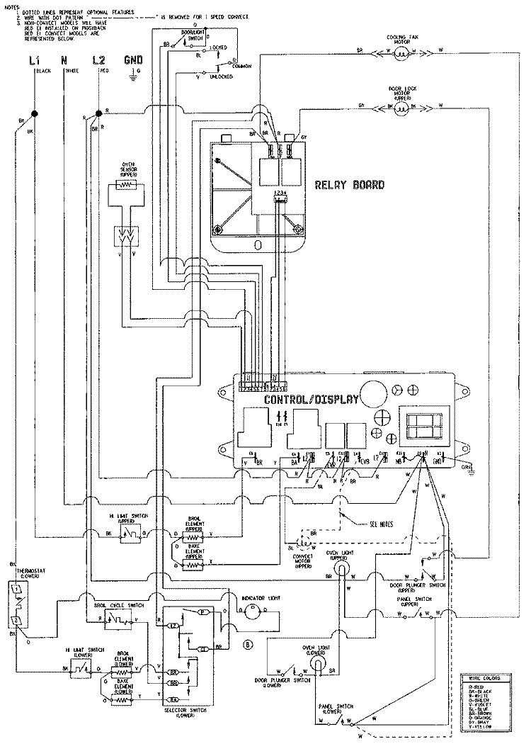 WIRING INFORMATION Diagram and Parts List for WW27110B  Jenn-Air Wall Oven