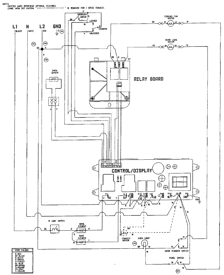 WIRING INFORMATION Diagram and Parts List for W30100W  Jenn-Air Wall Oven