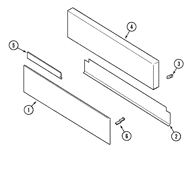 ACCESS PANEL Diagram and Parts List for SVE47100BC  Jenn-Air Range