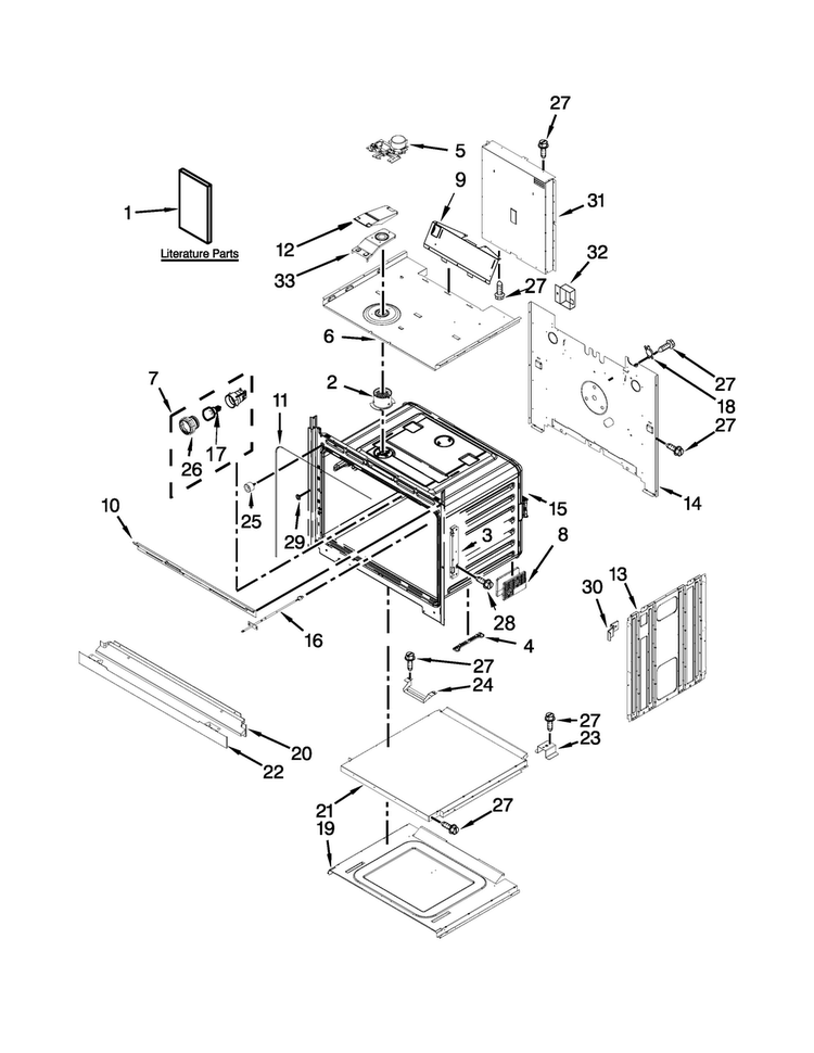 Oven Parts Diagram and Parts List for MEW9527DS00  Maytag Wall Oven