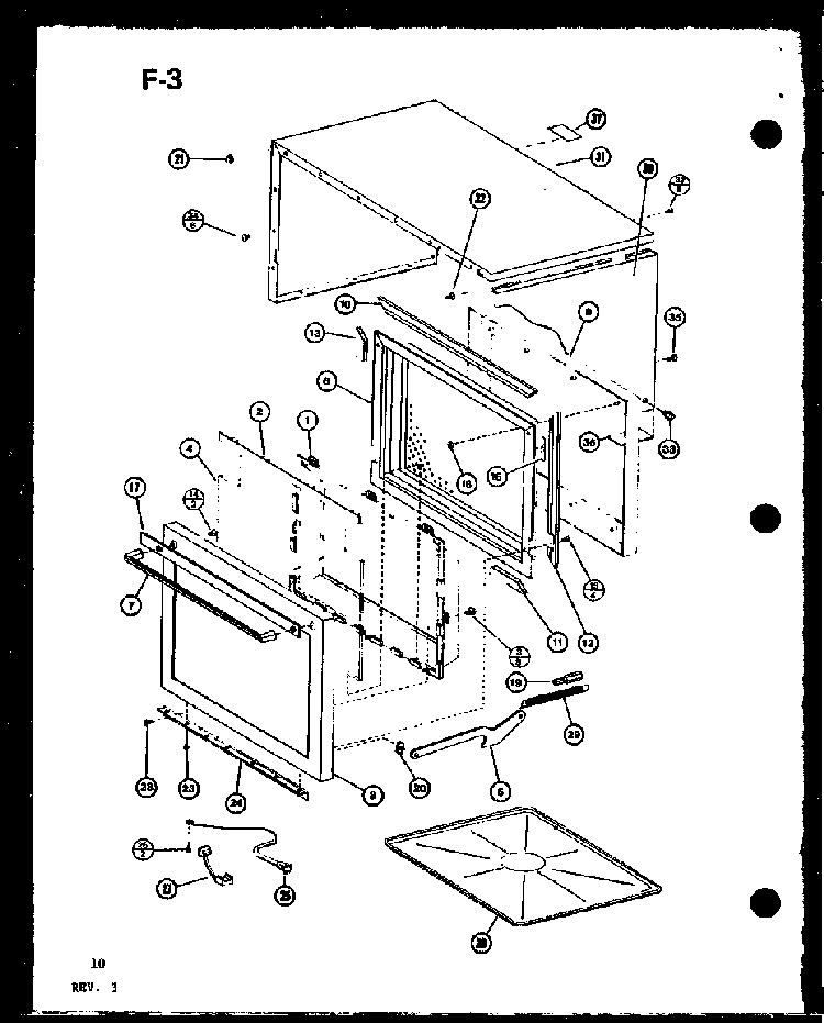 Section 2 Diagram and Parts List for CRRL-8TD P75593-2M Amana Microwave