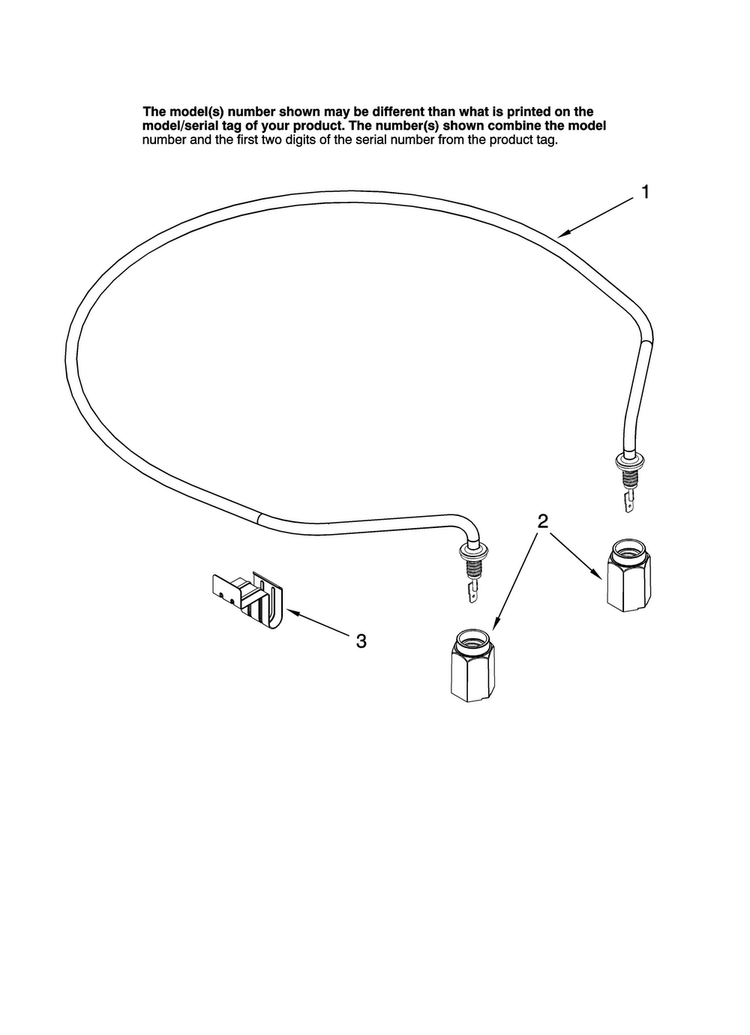 Heater Parts Diagram and Parts List for MDB5601AWB46  Maytag Dishwasher