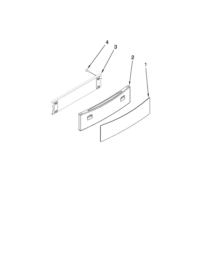 Drawer Parts Diagram and Parts List for JES9860CCS02  Jenn-Air Range