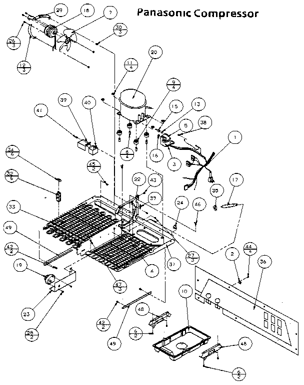 Unit Parts Diagram and Parts List for 85178-P1117103W  Amana Refrigerator