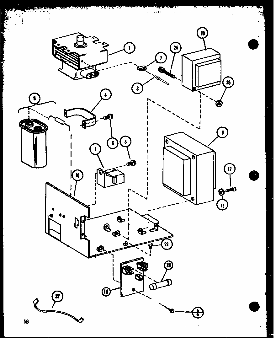 (rcr-700/p85727-1s) (rcr-1010/p85728-1s) (rcc-1010/p85729-1s) Diagram and Parts List for RVH-6 P85401-2S Amana Range