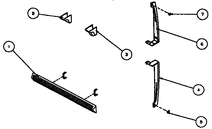 Bhkt Kit Diagram and Parts List for TX19R-P1158504W  Amana Refrigerator