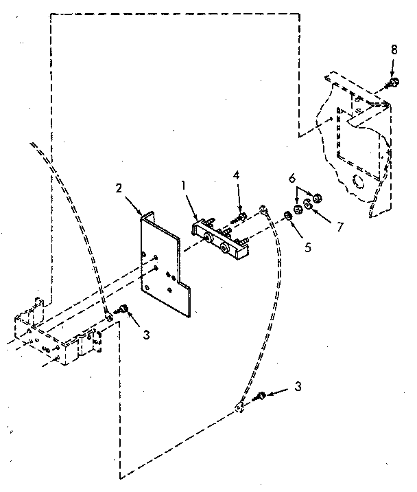 Terminal Block Diagram and Parts List for NE8633W43921  Speed Queen Dryer