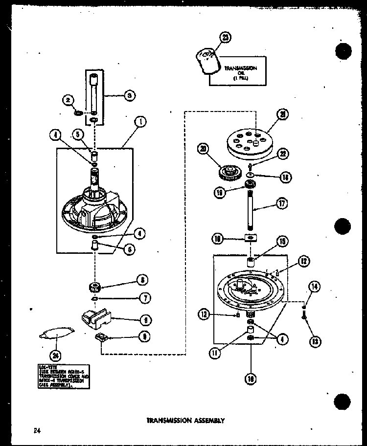 Section 18 Diagram and Parts List for TAA200 P75751-8W Amana Washer