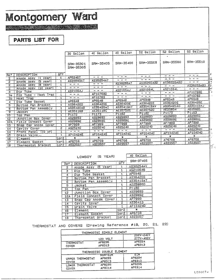 Refer To Image For Details Page 3 Diagram and Parts List for 62143-0A  Admiral Refrigerator