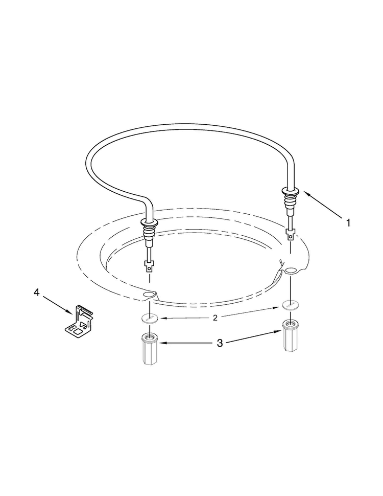 Heater Parts Diagram and Parts List for MDB6769PAB0  Maytag Dishwasher