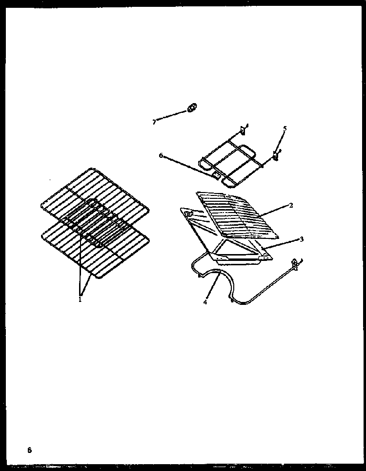 Racks/elements Diagram and Parts List for EBE22AA-P1142413NL  Caloric Range