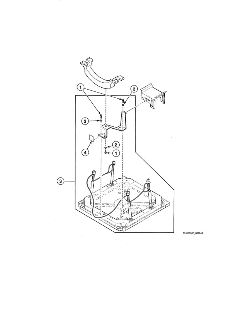 Shipping Materials Diagram and Parts List for AFN50FSP111TW01  Speed Queen Washer