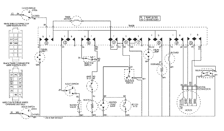 WIRING INFORMATION Diagram and Parts List for DWU5902AAE  Maytag Dishwasher