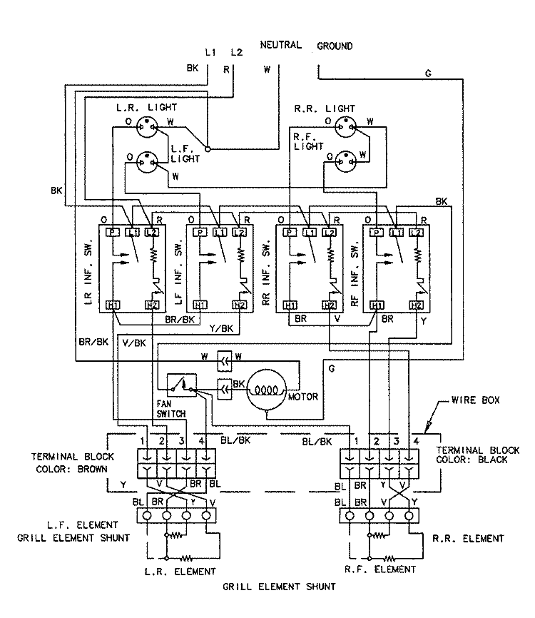 WIRING INFORMATION Diagram and Parts List for CVEX4270B  Jenn-Air Cooktop