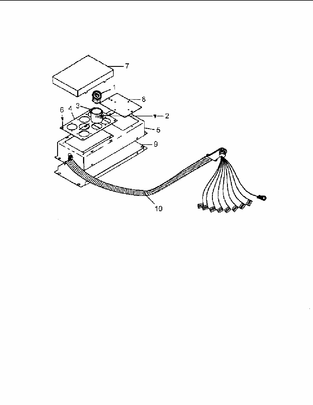 Fuse Box Assembly Diagram and Parts List for CARDS801WW-P1131925NWW  Amana Range