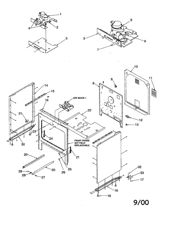 Cabinet Diagram and Parts List for ARTC7511E-P1143691NE  Amana Range