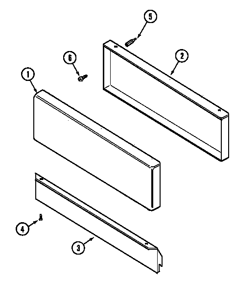 Access Panel Diagram and Parts List for SVD8310SD  Jenn-Air Range