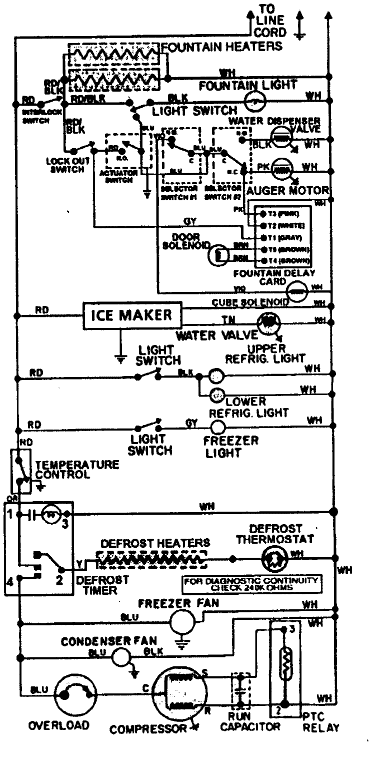 WIRING INFORMATION Diagram and Parts List for GS24C8C3EV  Maytag Refrigerator