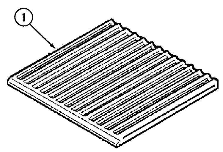GRATES Diagram and Parts List for AEX918  Jenn-Air Cooktop