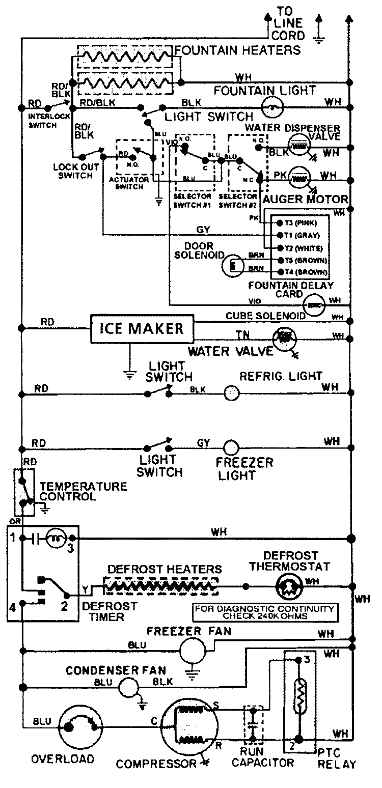 WIRING INFORMATION Diagram and Parts List for GC20C7C3EB  Maytag Refrigerator