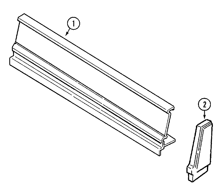 FILLER KIT Diagram and Parts List for K60PB  Maytag Range