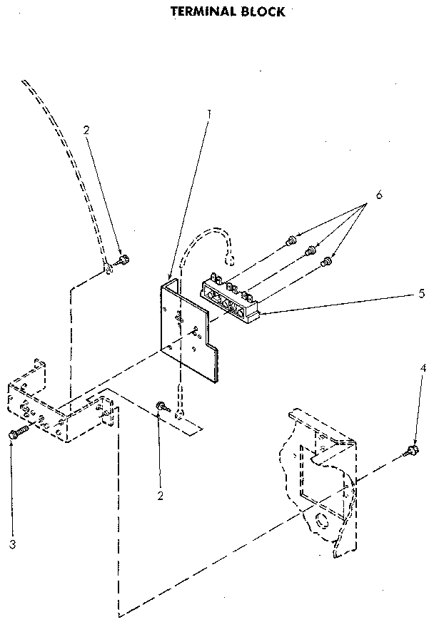 Terminal Block Diagram and Parts List for NE4813L43738  Speed Queen Dryer