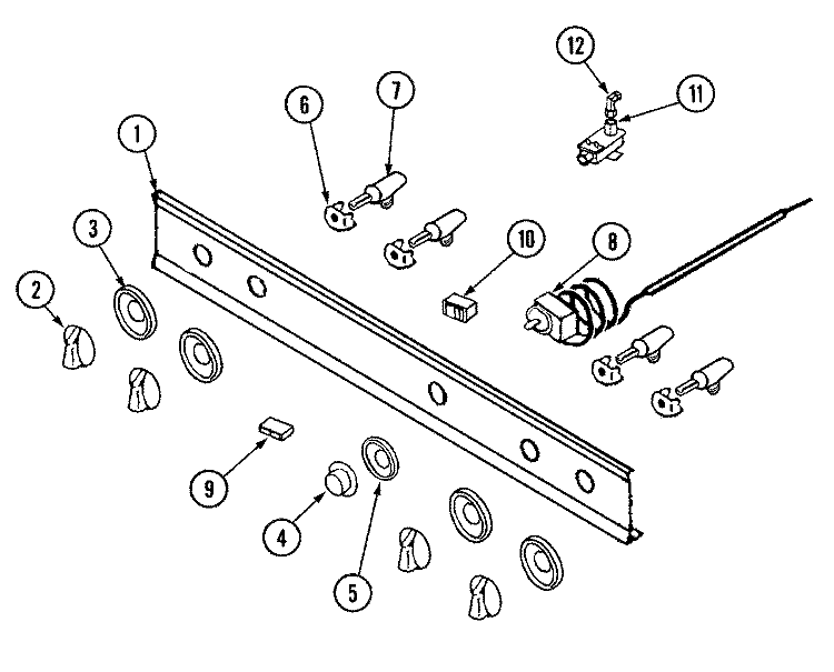MANIFOLD PANEL / GAS CONTROLS Diagram and Parts List for DGRS304  Dynasty Smoker