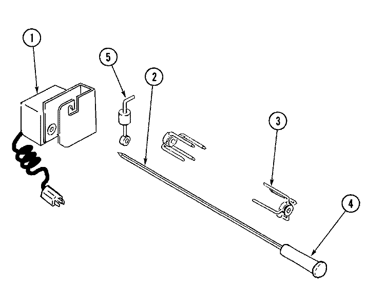 ROTISSERIE Diagram and Parts List for JEA7030ADS  Jenn-Air Range