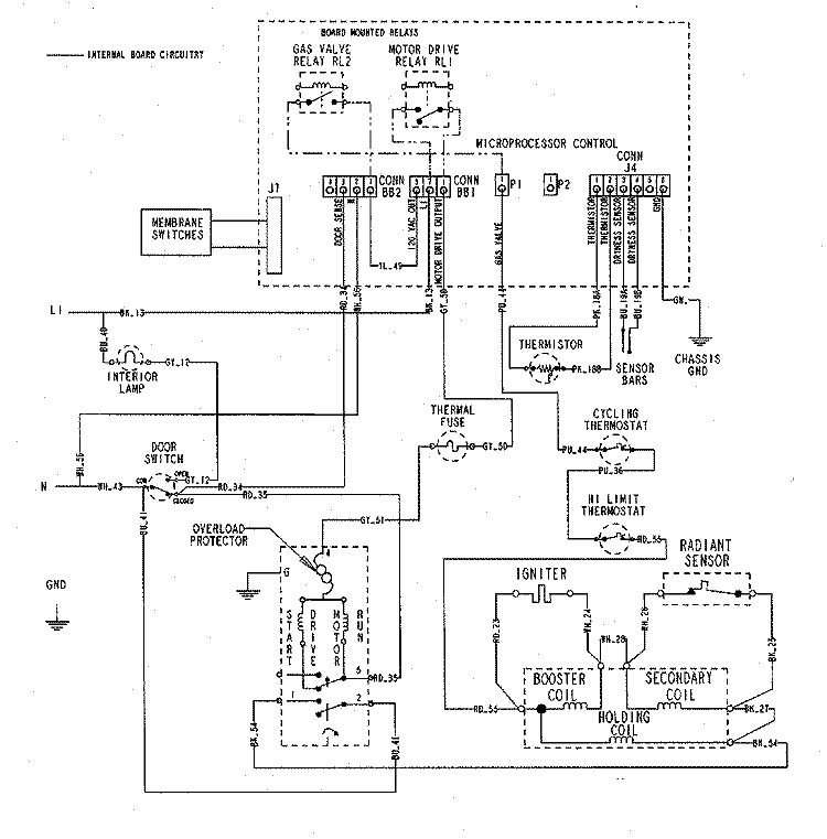 WIRING INFORMATION Diagram and Parts List for MDG7500AWQ  Maytag Dryer