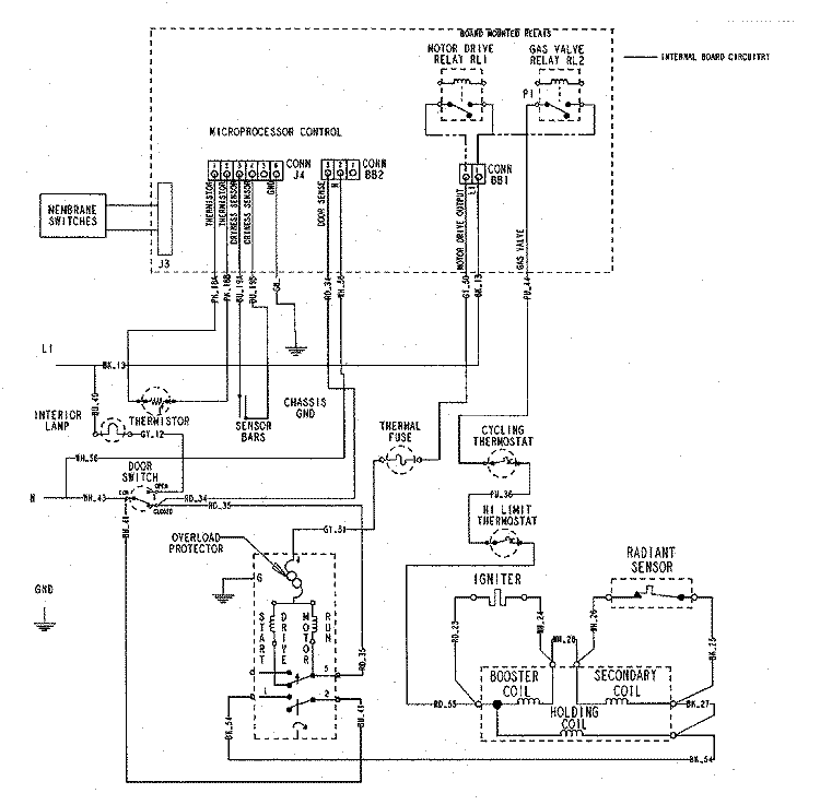 WIRING INFORMATION Diagram and Parts List for MDG5500AWQ  Maytag Dryer