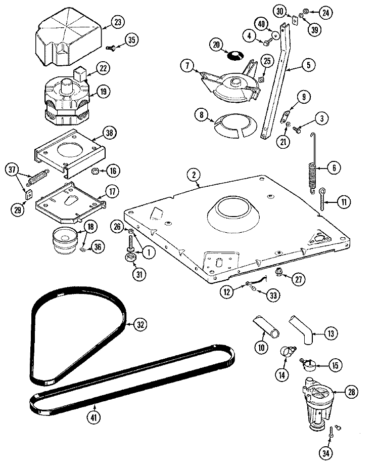 BASE Diagram and Parts List for LSE7806BCE  Maytag Washer Dryer Combo