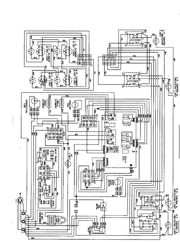 WIRING INFORMATION Diagram and Parts List for JES8850ACB  Jenn-Air Range