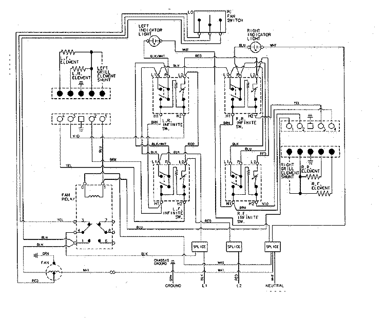 WIRING INFORMATION Diagram and Parts List for JED8230ADS  Jenn-Air Cooktop
