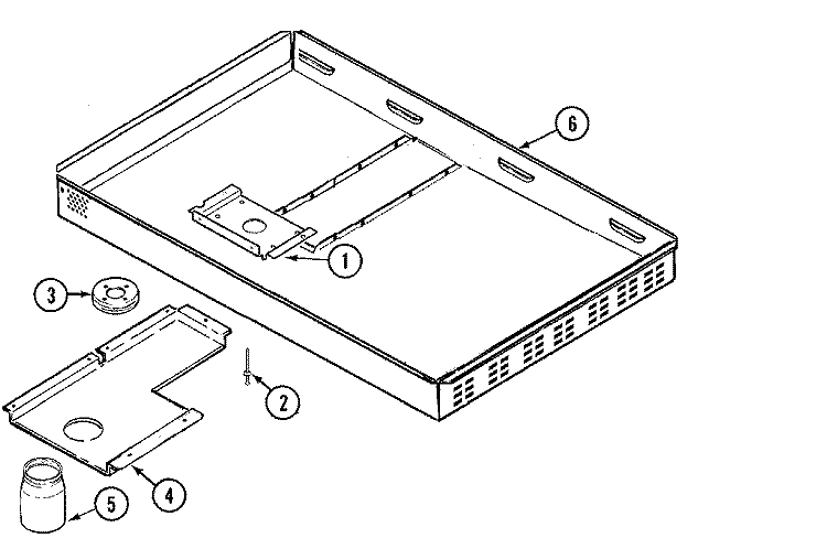 BODY Diagram and Parts List for JGD8130ADB  Jenn-Air Cooktop