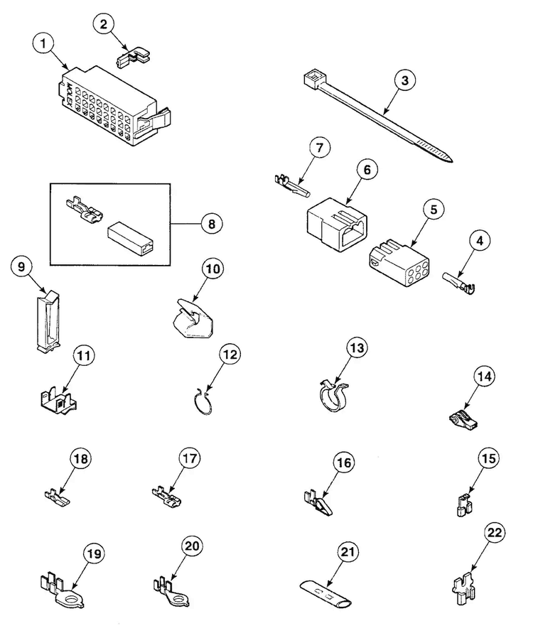 Terminals Diagram and Parts List for SWT121LA  Speed Queen Washer