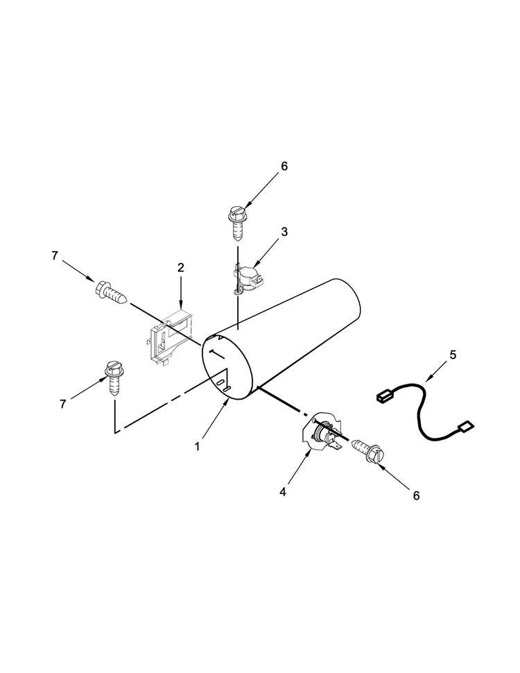Dryer Heating Parts - Gas Diagram and Parts List for MLE20PRBZW2  Maytag Washer Dryer Combo