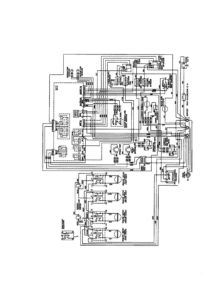 WIRING INFORMATION (FCH) Diagram and Parts List for MER6550BCW  Maytag Range