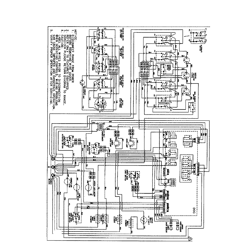 WIRING INFORMATION Diagram and Parts List for MER6772BAC  Maytag Range