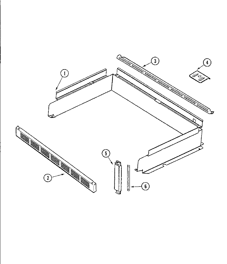 MICROWAVE TRIM & ATTACHMENTS Diagram and Parts List for MMW5530CAB  Maytag Wall Oven