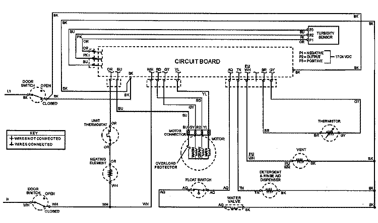 WIRING INFORMATION Diagram and Parts List for MDBE790AWS  Maytag Dishwasher