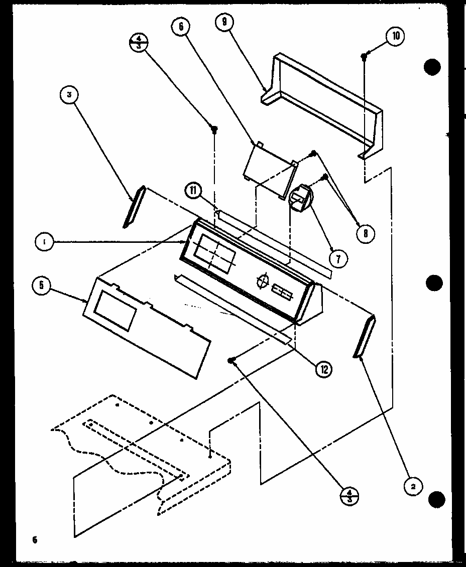 Section 4 Diagram and Parts List for LW3903L-P1122404L  Amana Washer