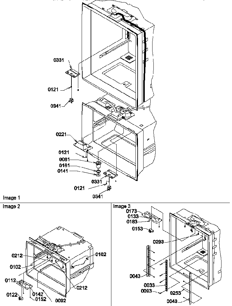 Light Switches & Drain Funnel Diagram and Parts List for BX21TE-P1196513WE  Amana Refrigerator