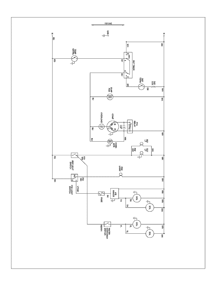 WIRING INFORMATION Diagram and Parts List for JCB2059GES PJCB2059GS1 Jenn-Air Refrigerator