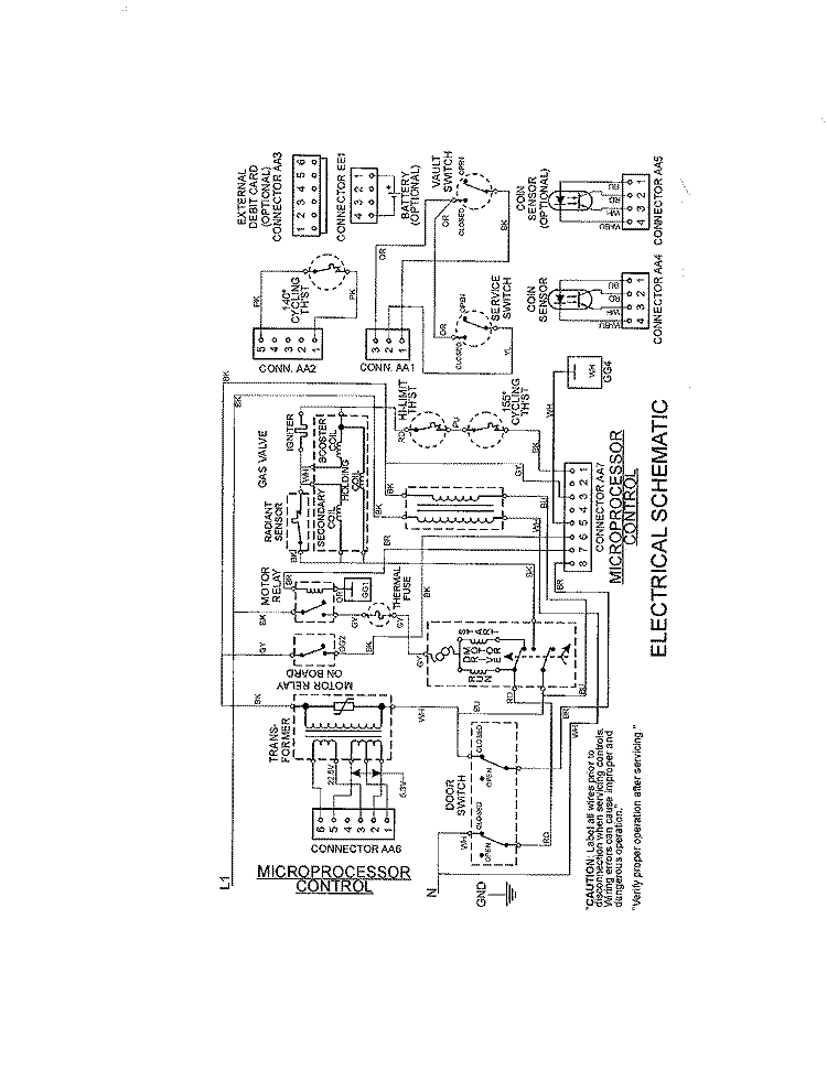 WIRING INFORMATION Diagram and Parts List for MDG16PDBGW  Maytag Dryer