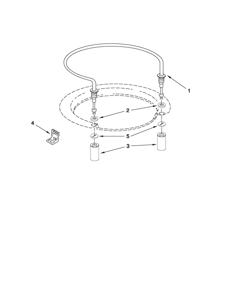 Heater Parts Diagram and Parts List for MDB4630AWS1  Maytag Dishwasher